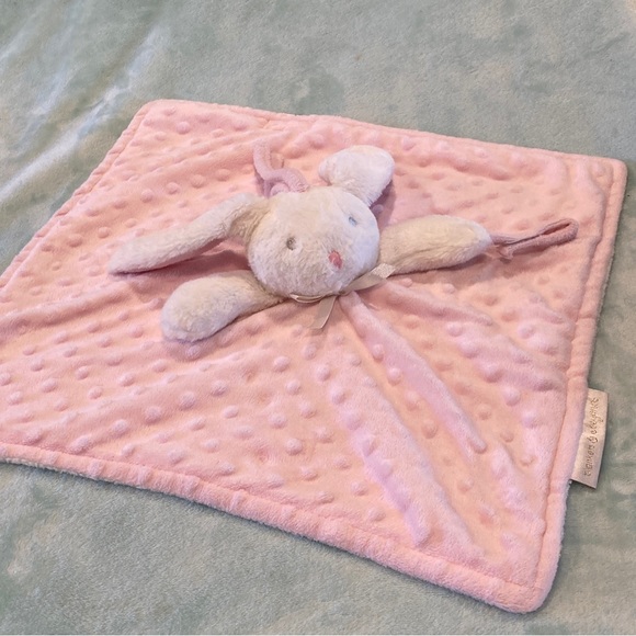 Blankets and Beyond Toys Blankets And Beyond Pink Lovey Bunny Plush